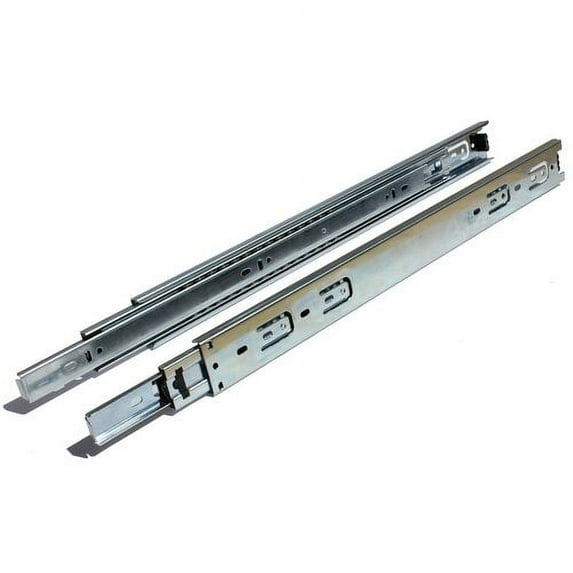 GlideRite 22 in. Side Mount Drawer Slides with 1" Over-travel, 1 Pair
