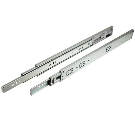GlideRite 22 in. Side Mount Hydraulic Soft Close Drawer Slides, 5 Pairs