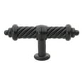 thumbnail image 1 of GlideRite 3-1/2 in. Classic Twisted Cabinet Knobs, Matte Black, Single Pack, 1 of 3