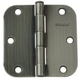 thumbnail image 1 of GlideRite 3-1/2 in. Steel Door Hinge with 5/8 in. Corner Radius, Antique Brass finish, Pack of 12, 1 of 3