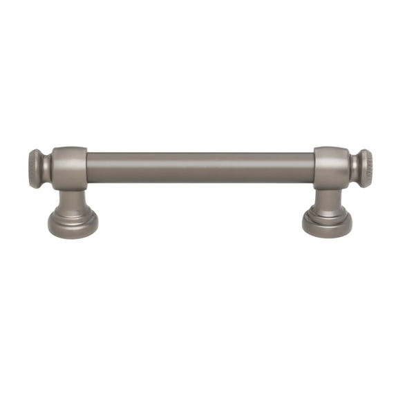 GlideRite 3-3/4 in. (96mm) Center-Center Smooth Cabinet Bar Pull, Graphite Gray - 4787-96-GPH, 10 Pack