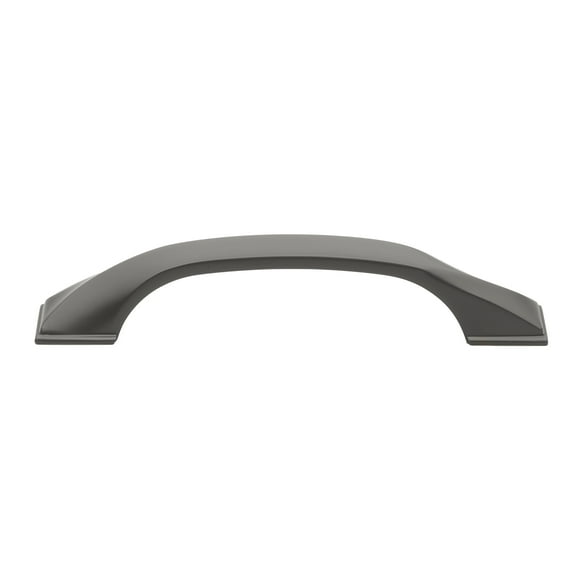 GlideRite 3-3/4 in. (96mm) Center-Center Twisted Cabinet Bar Pull, Graphite Gray - 4841-96-GPH, 1 Pack