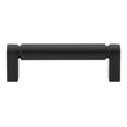 thumbnail image 1 of GlideRite 3-3/4 in. 96mm Center to Center Smooth Bar Pull, Matte Black, 1 of 4