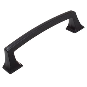 GlideRite 3-3/4 in. Center Classic Base Pull Cabinet Hardware Handle, Oil Rubbed Bronze