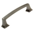 thumbnail image 1 of GlideRite 3-3/4 in. Center Classic Base Pull Cabinet Hardware Handle, Satin Pewter, 1 of 5