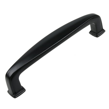GlideRite 3-3/4 in. Center Classic Cabinet Pull Handle, Matte Black