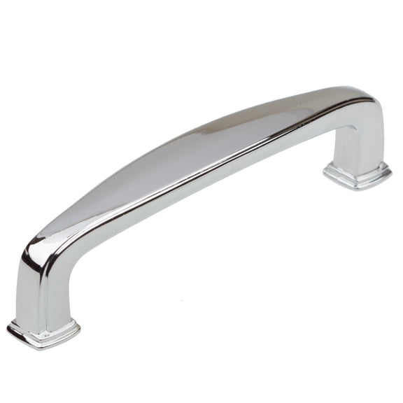 GlideRite 3-3/4 in. Center Classic Cabinet Pull Handle, Polished Chrome