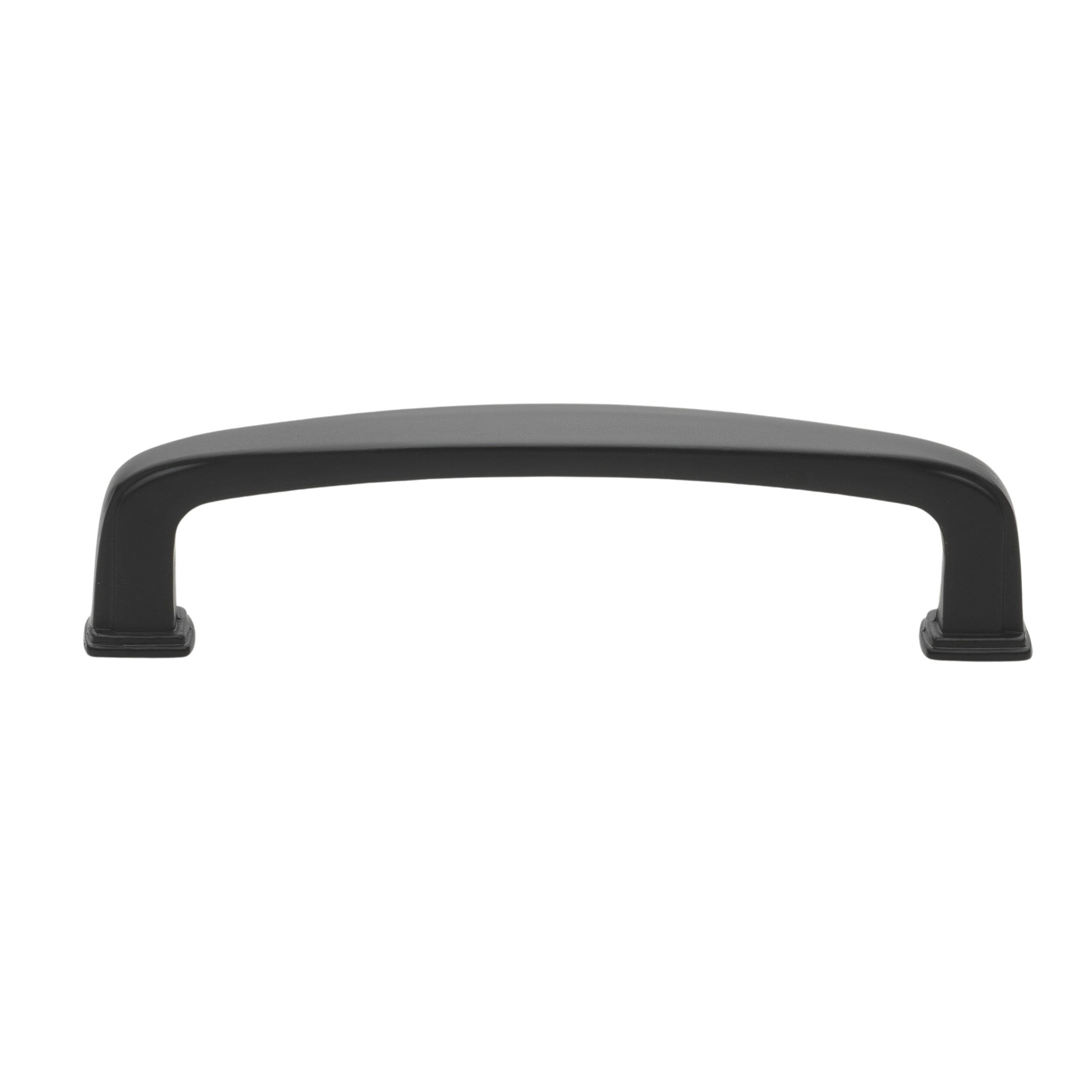 GlideRite 3-3/4 in. Center Classic Cabinet Pull Handles, Matte Black, Pack of 5