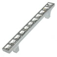 thumbnail image 1 of GlideRite  5-Pack 3-3/4 in. Center Small K9 Crystal Cabinet Pulls - Polished Chrome, 1 of 5