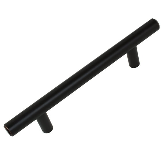 GlideRite 3-3/4 in. Center Modern Cabinet Bar Pull, Oil Rubbed Bronze