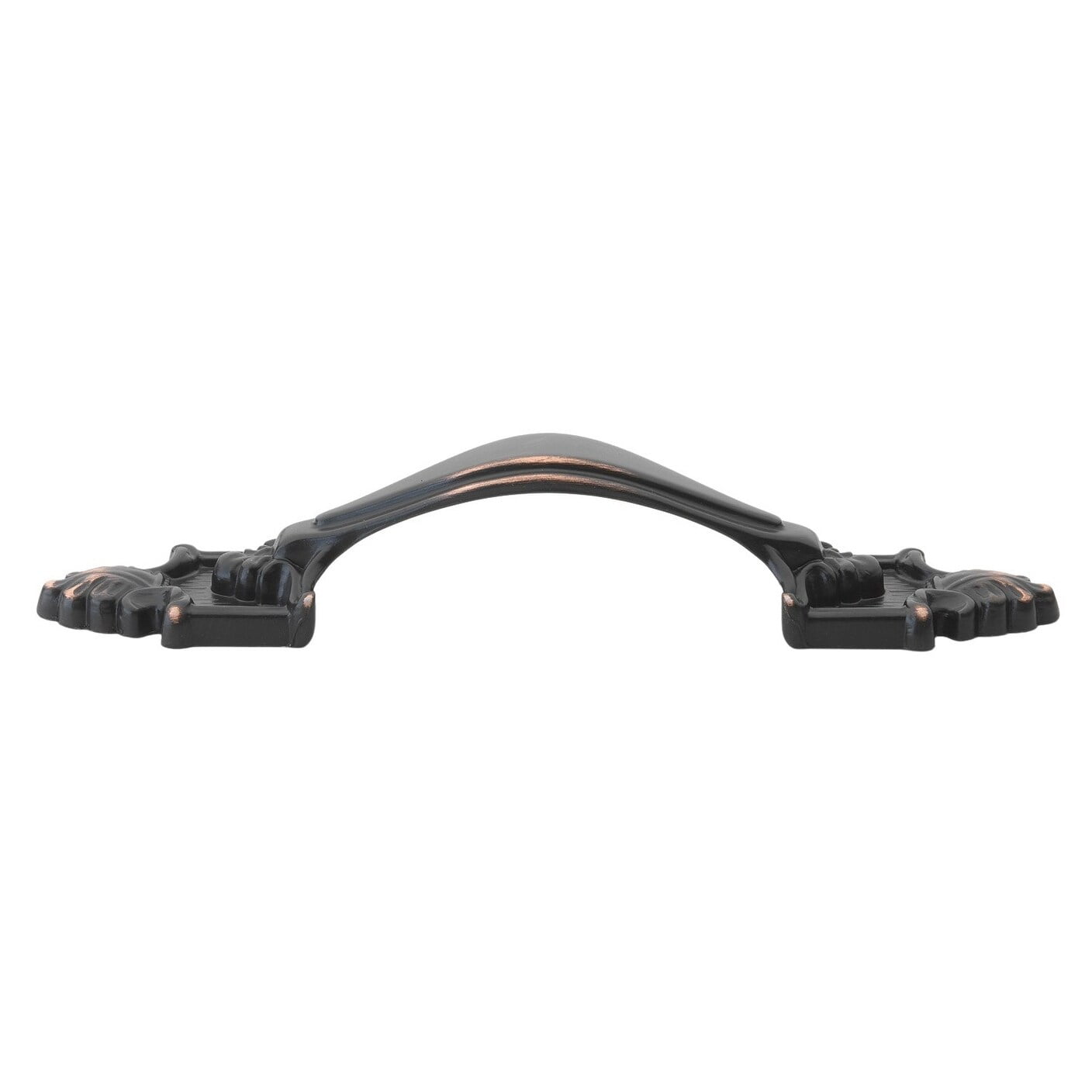 GlideRite 3.50 in. Center Rustic Cabinet Pulls, Oil Rubbed Bronze, Pack of 5