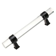 GlideRite 3.75 in. Center Acrylic Cabinet Bar Pull, Oil Rubbed Bronze