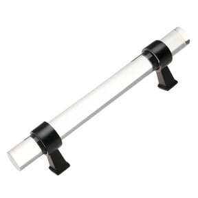 GlideRite 3.75 in. Center Acrylic Cabinet Bar Pull, Oil Rubbed Bronze