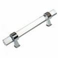 thumbnail image 1 of GlideRite 3.75 in. Center Acrylic Cabinet Bar Pulls, Polished Chrome, Pack of 10, 1 of 3