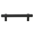 thumbnail image 1 of GlideRite 3.75 in. Center European Style Solid Steel Bar Pulls, Matte Black, Pack of 25, 1 of 3
