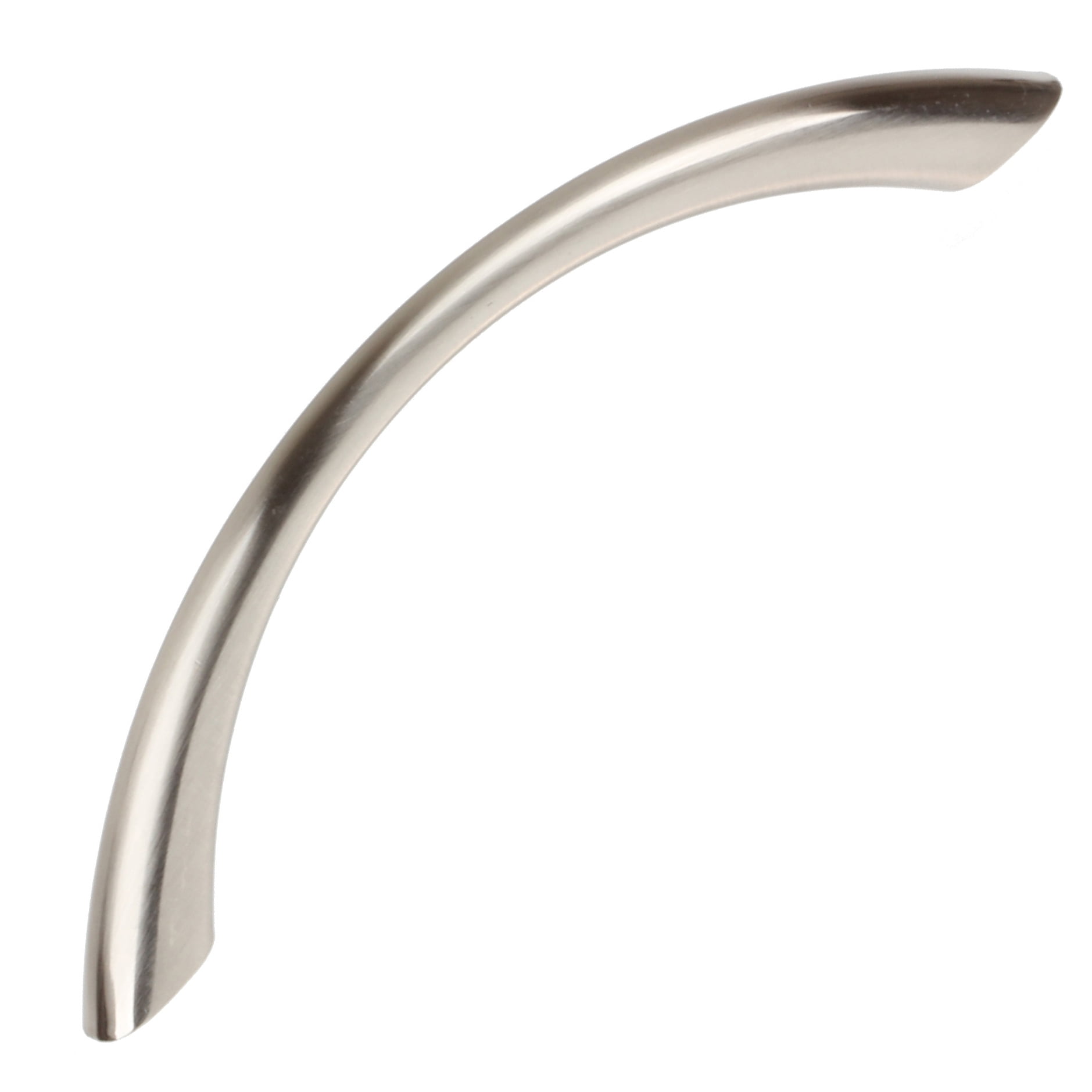 Brushed Nickel 3.75'' Arch Cabinet Pull with Mounting Hardware