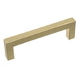thumbnail image 1 of GlideRite 3.75 in. Center Solid Square Bar Cabinet Pulls, Satin Gold, Pack of 10, 1 of 4