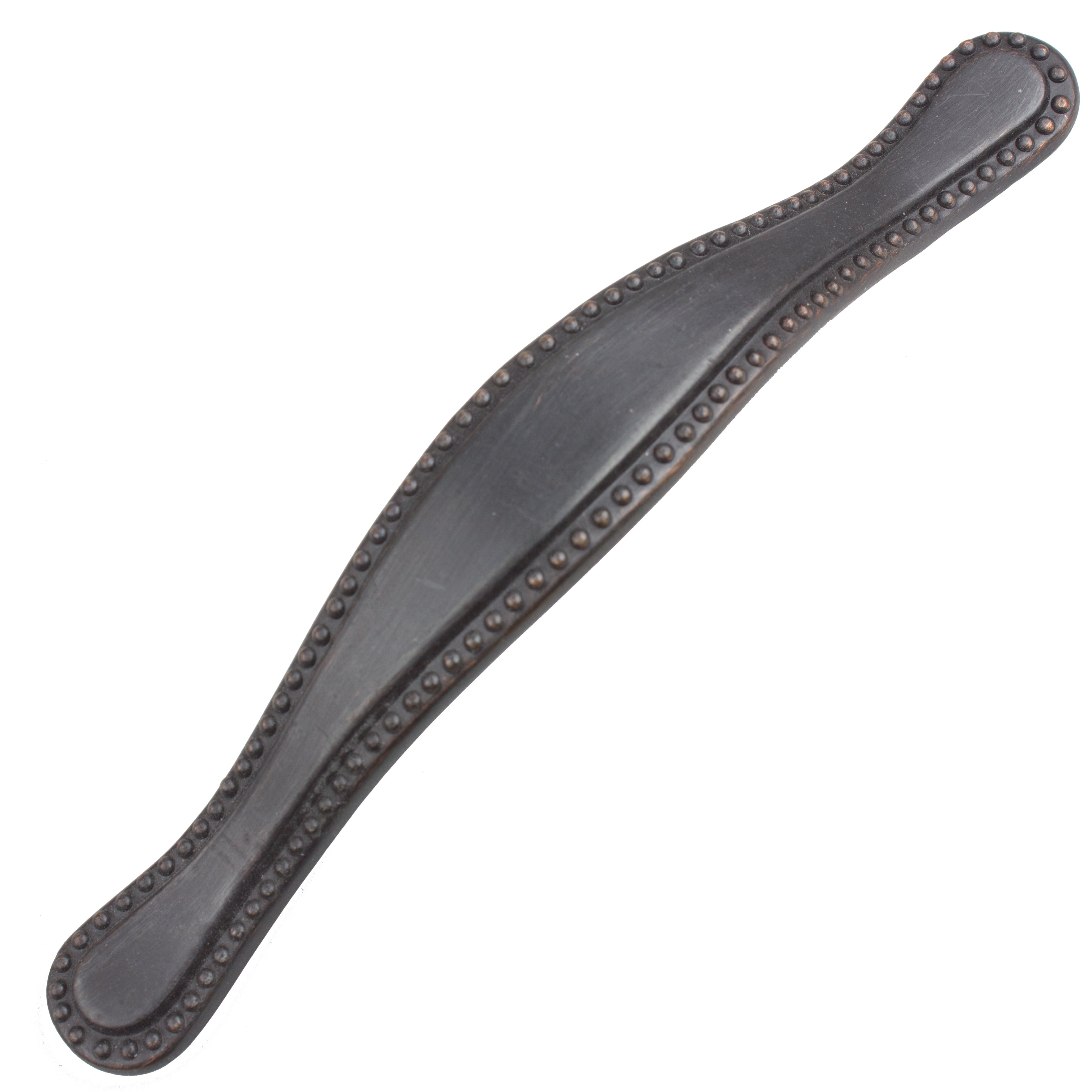 GlideRite 3 in. Center Beaded Pull Cabinet Hardware Handle, Oil Rubbed Bronze