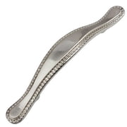 GlideRite 3 in. Center Beaded Pull Cabinet Hardware Handle, Satin Nickel