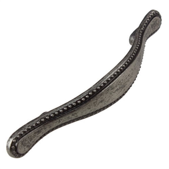 GlideRite 3 in. Center Beaded Pull Cabinet Hardware Handles, Weathered Nickel, Pack of 10