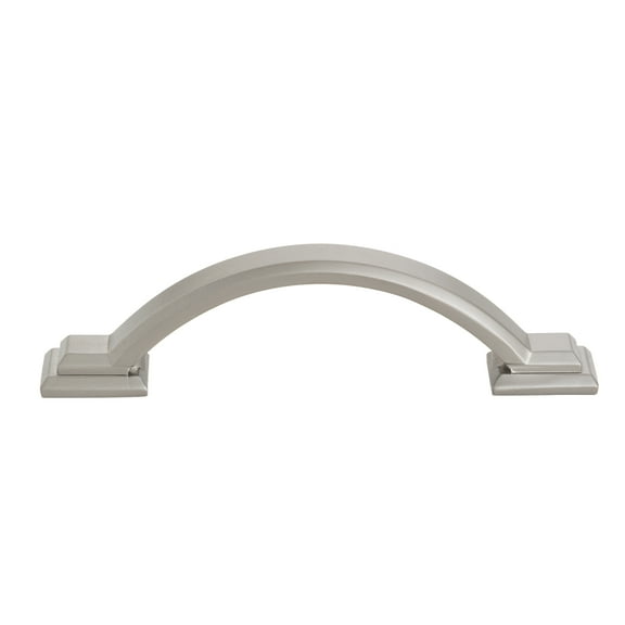 GlideRite 3 in. Center-Center Arched Square Cabinet Pull, Graphite Gray - 4355, 1 Pack