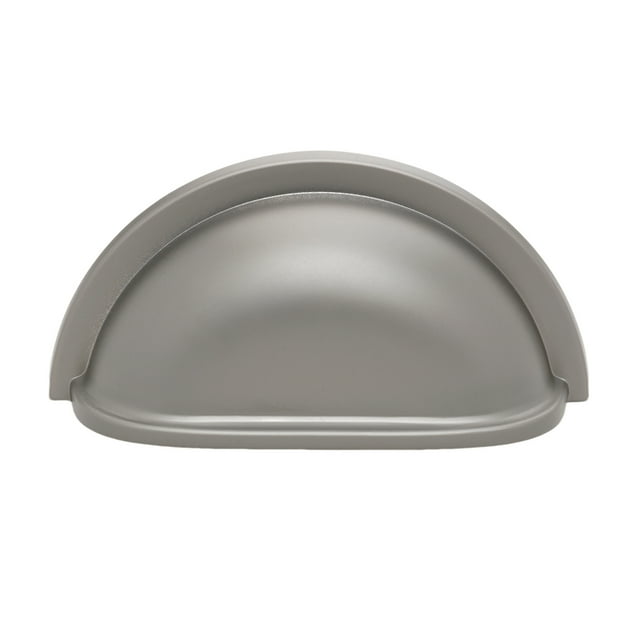 GlideRite 3 in. Center-Center Classic Cabinet Bin Cup Pull, Graphite Gray - 953-GPH, 1 Pack