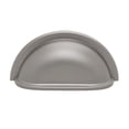 thumbnail image 1 of GlideRite 3 in. Center-Center Classic Cabinet Bin Cup Pull, Graphite Gray - 953-GPH, 10 Pack, 1 of 4
