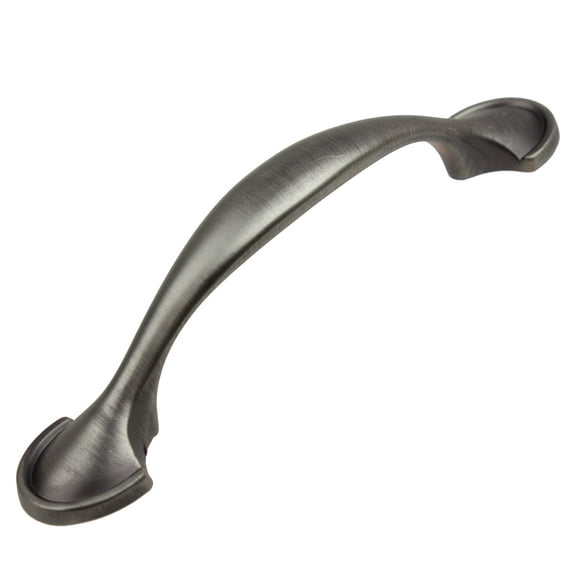 GlideRite 3 in. Center Classic Arch Pull Cabinet Hardware Handle, Satin Pewter