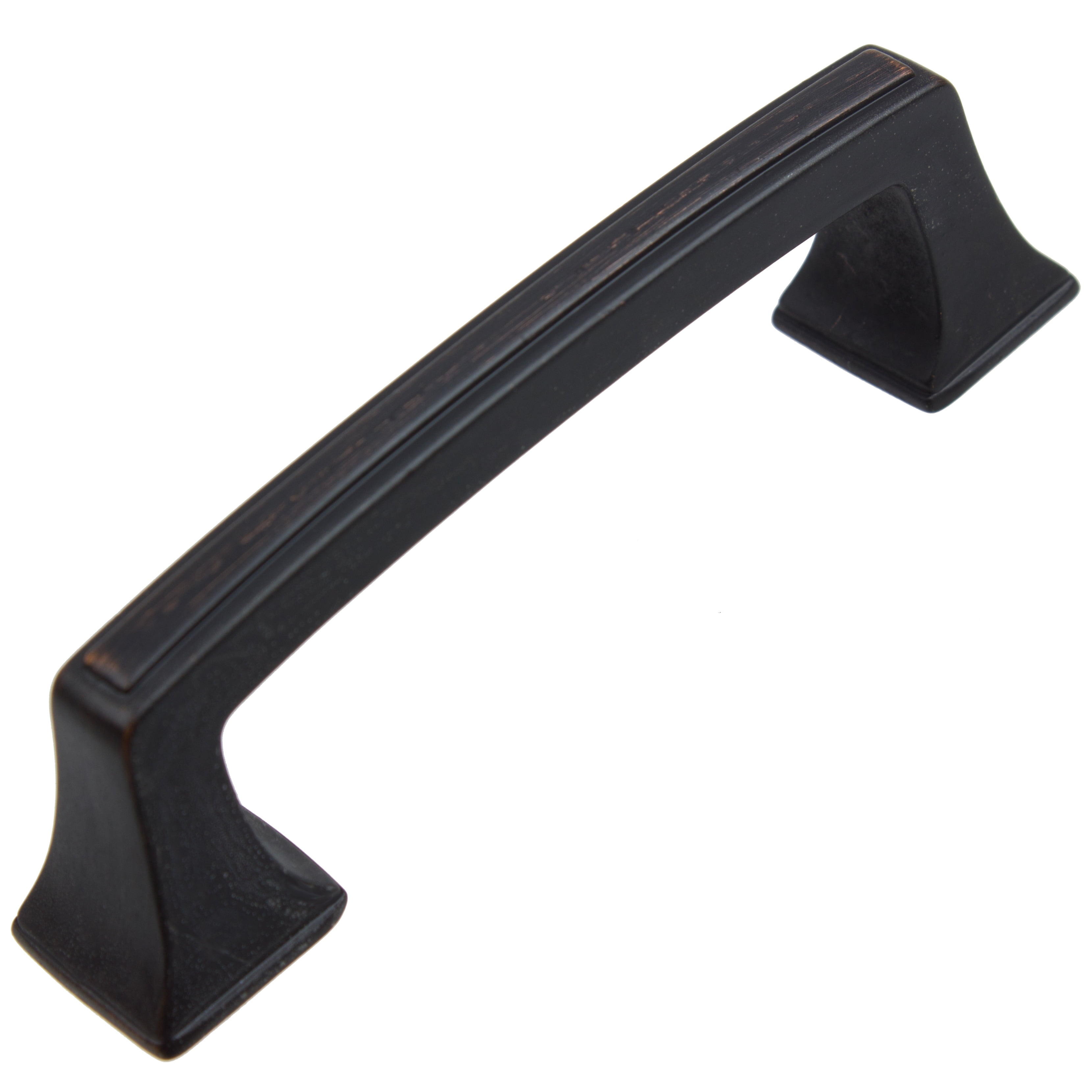 GlideRite 3 in. Center Classic Base Pull Cabinet Hardware Handle, Oil Rubbed Bronze, Pack of 5