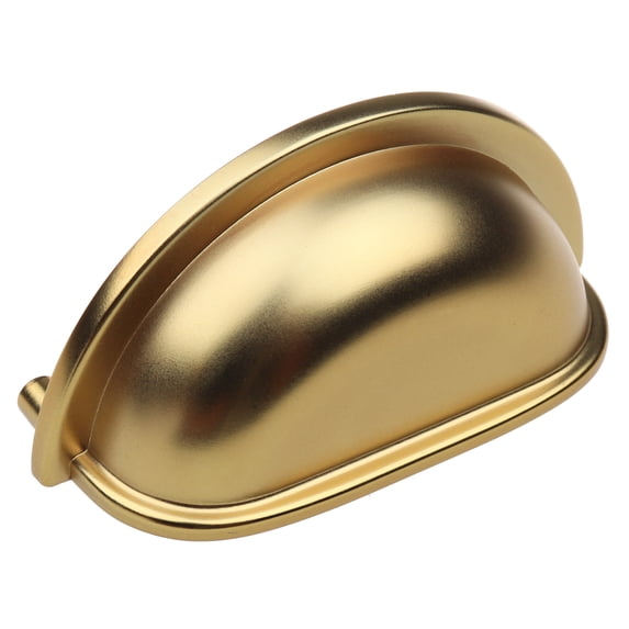 GlideRite 3 in. Center Classic Bin Cabinet Hardware Handle Pull, Brass Gold
