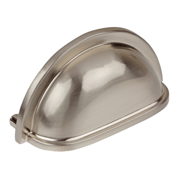GlideRite 3 in. Center Classic Bin Cabinet Hardware Handle Pull, Satin Nickel