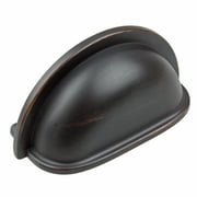 GlideRite 3 in. Center Classic Bin Cabinet Hardware Handle Pulls, Oil Rubbed Bronze, Pack of 10