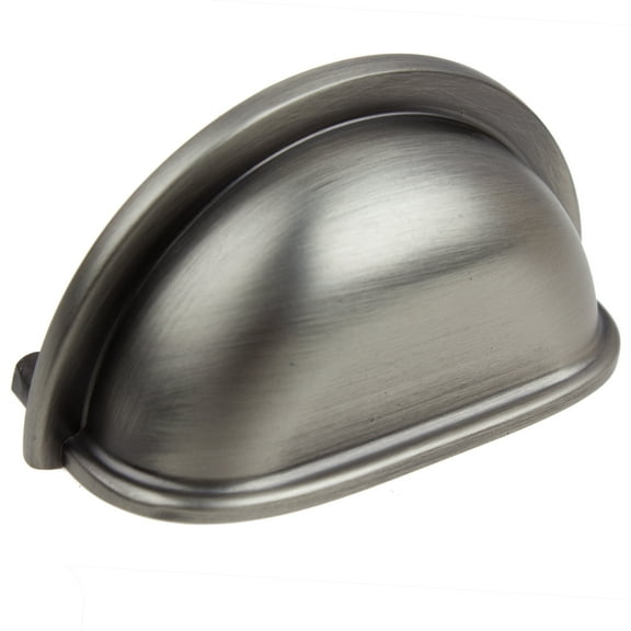 GlideRite 3 in. Center Classic Bin Cabinet Hardware Handle Pulls, Satin Pewter, Pack of 25