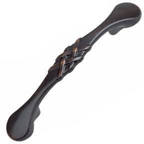 GlideRite 3 in. Center Classic Braided Cabinet Hardware Pull Handles, Oil Rubbed Bronze, Pack of 25
