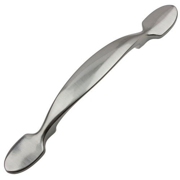 GlideRite 3 in. Center Classic Kitchen Cabinet Pull, Satin Nickel