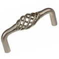 thumbnail image 1 of GlideRite 3 in. Center Solid Classic Twisted Birdcage Wire Cabinet Pull, Satin Nickel, 1 of 5