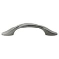 thumbnail image 1 of GlideRite 3 in. Center Twisted Cabinet Pull Hardware Handle, Satin Pewter, Pack of 25, 1 of 3