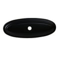 thumbnail image 1 of GlideRite 3 in. Classic Thin Oblong Backplates, Matte Black, Pack of 1, 1 of 2