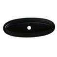 thumbnail image 1 of GlideRite 3 in. Classic Thin Oblong Backplates, Matte Black, Pack of 10, 1 of 3