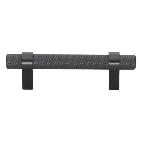 GlideRite 3 in Screw Center Solid Steel Bar Pull Cabinet Handle Pull (Pack of 10) - Matte Black