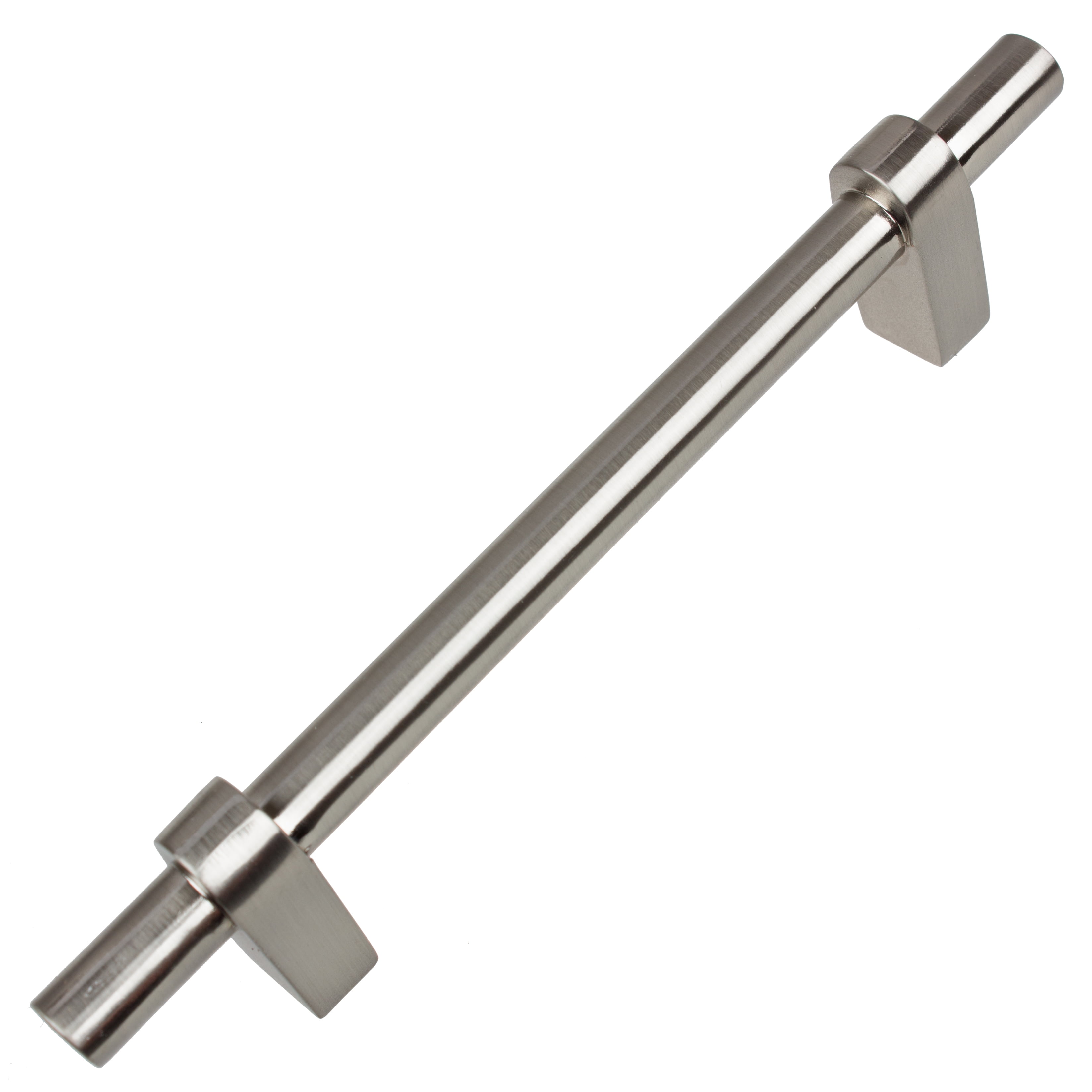 Satin Nickel 4-1/4" T-Bar Cabinet Pull
