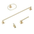 thumbnail image 1 of GlideRite 4-Piece Bathroom Hardware Set - 9024-KIT-SQ-CHPG-1, 1 of 8