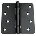 thumbnail image 1 of GlideRite 4 in. Ball-Bearing Steel Door Hinges with 1/4 in. Corner Radius, Oil Rubbed Bronze finish, Pack of 30, 1 of 3