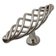 thumbnail image 1 of GlideRite 4 in. Classic Oval Twisted Birdcage Cabinet Knobs, Satin Nickel, Pack of 25, 1 of 5