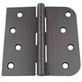 thumbnail image 1 of GlideRite 4 in. Steel Door Hinges with Square and 5/8 in. Corner Radius, Oil Rubbed Bronze finish, Pack of 12, 1 of 3