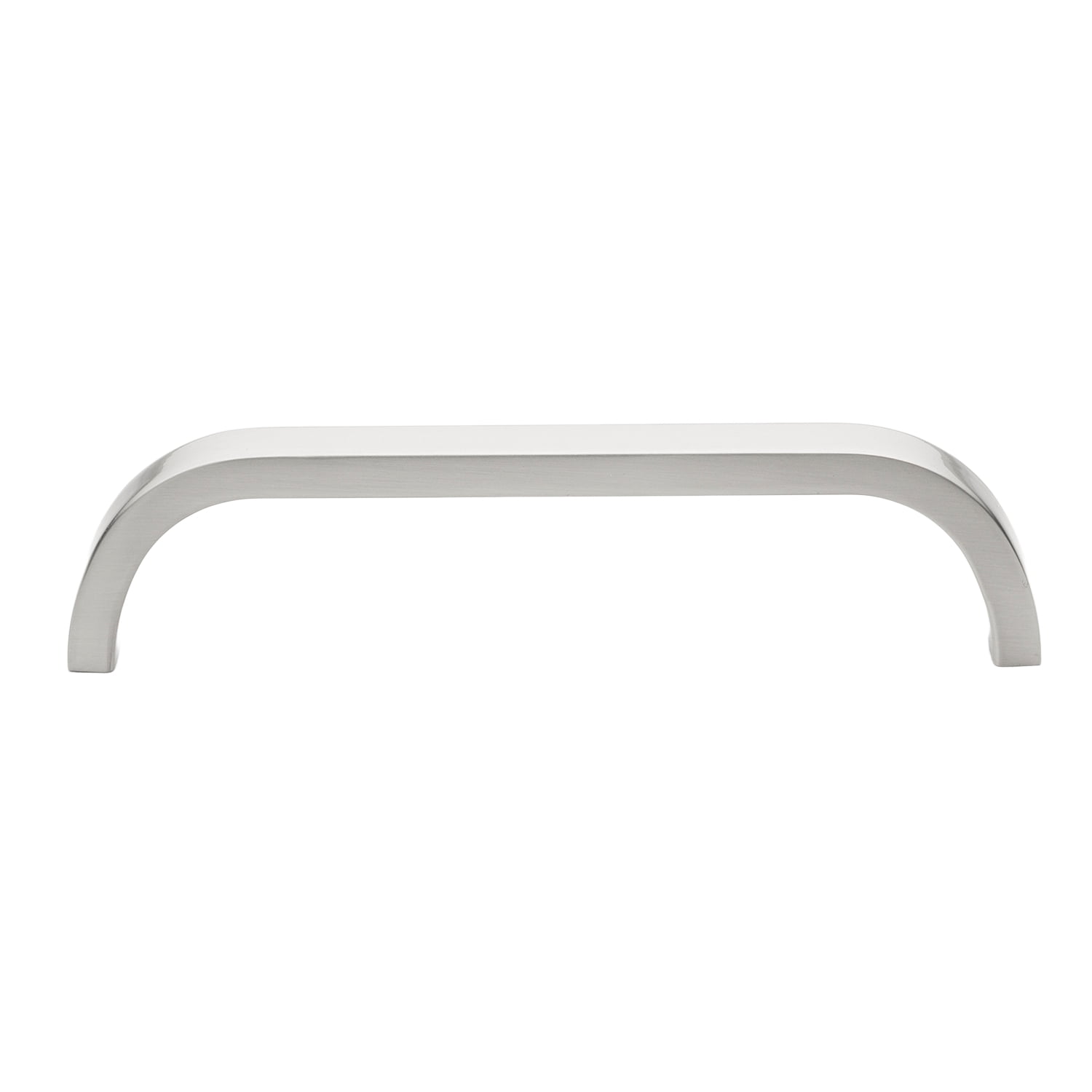 Satin Nickel 5-1/4 inch Curved Cabinet Bar Pull