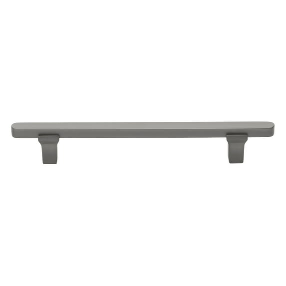 GlideRite 5-1/16 in. (128mm) Center-Center Solid Flat Cabinet Bar Pull, Graphite Gray - 4842-128-GPH, 25 Pack