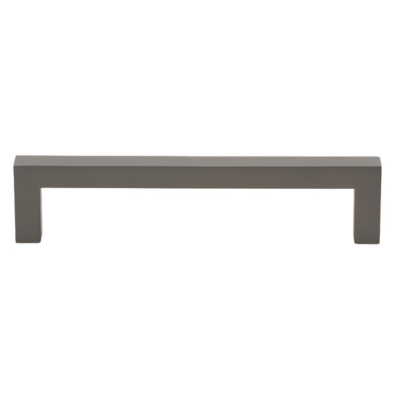GlideRite 5-1/16 in. (128mm) Center-Center Solid Square Cabinet Bar Pull, Graphite Gray, 1 Pack