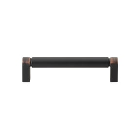 GlideRite 5-1/16 in. 128mm Center to Center Smooth Bar Pull, Oil Rubbed Bronze