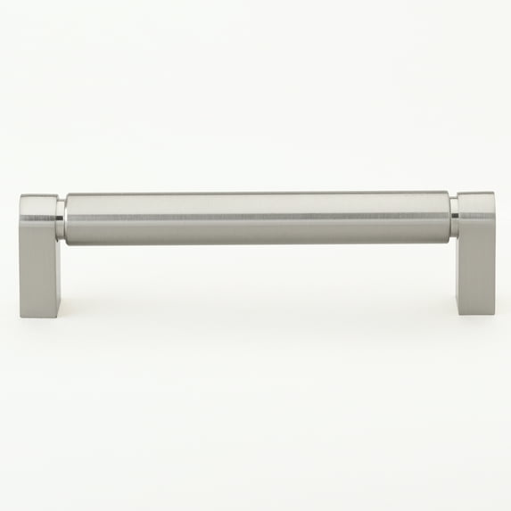 GlideRite 5-1/16 in. 128mm Center to Center Smooth Bar Pull, Satin Nickel